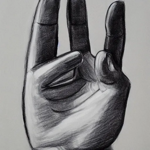 Image similar to drawing hand by marlene dumas