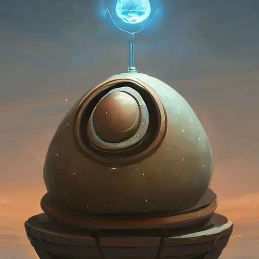 Image similar to alien egg on a pedestal by concept artist gervasio canda, behance hd by jesper ejsing, by rhads, makoto shinkai and lois van baarle, ilya kuvshinov, rossdraws global illumination radiating a glowing aura global illumination ray tracing hdr render in unreal engine 5