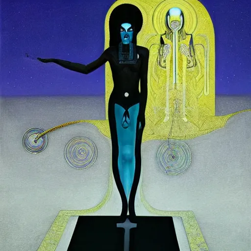 Prompt: Magical Amun-Ra Infinite Nexus Portal, Margaret Clarke, Kay Nielsen, Oils, hyperrealism