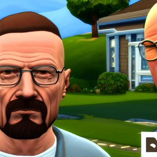 Image similar to walter white in the sims 4