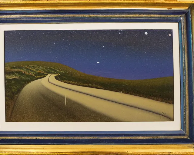 Image similar to the long and winding road at night by john christopher maxwell pratt,