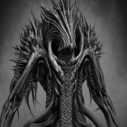 cthulu titan full body creature giger style, octane, 3 | Stable ...