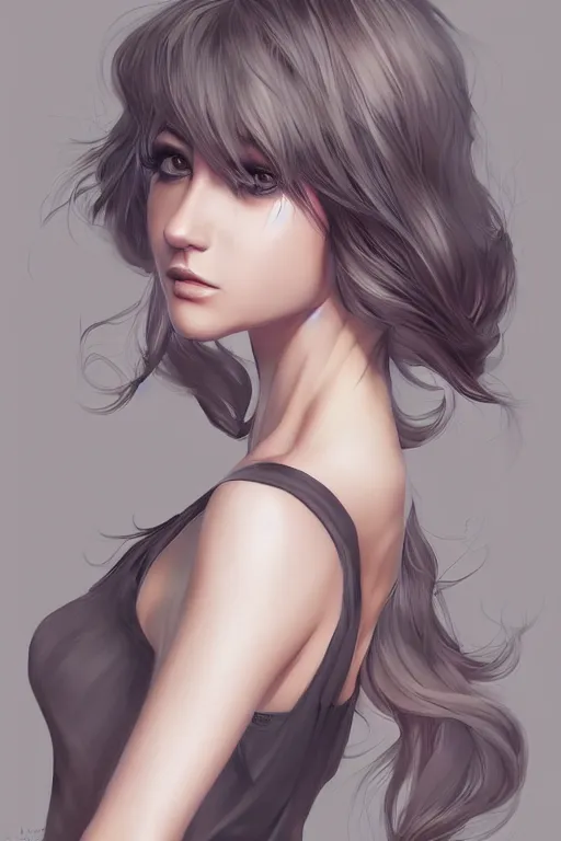 Prompt: Dress portrait by Artgerm and WLOP