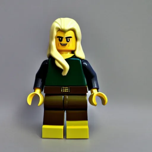 Prompt: lego legolas without right leg