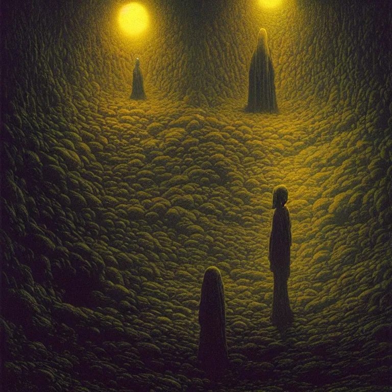 Image similar to a cinematic scene from the simpsons, solidity and eternity, lovecraft, concept art by beksinski and jean delville, dramatic lighting, ultra hd, hdr, 8 k