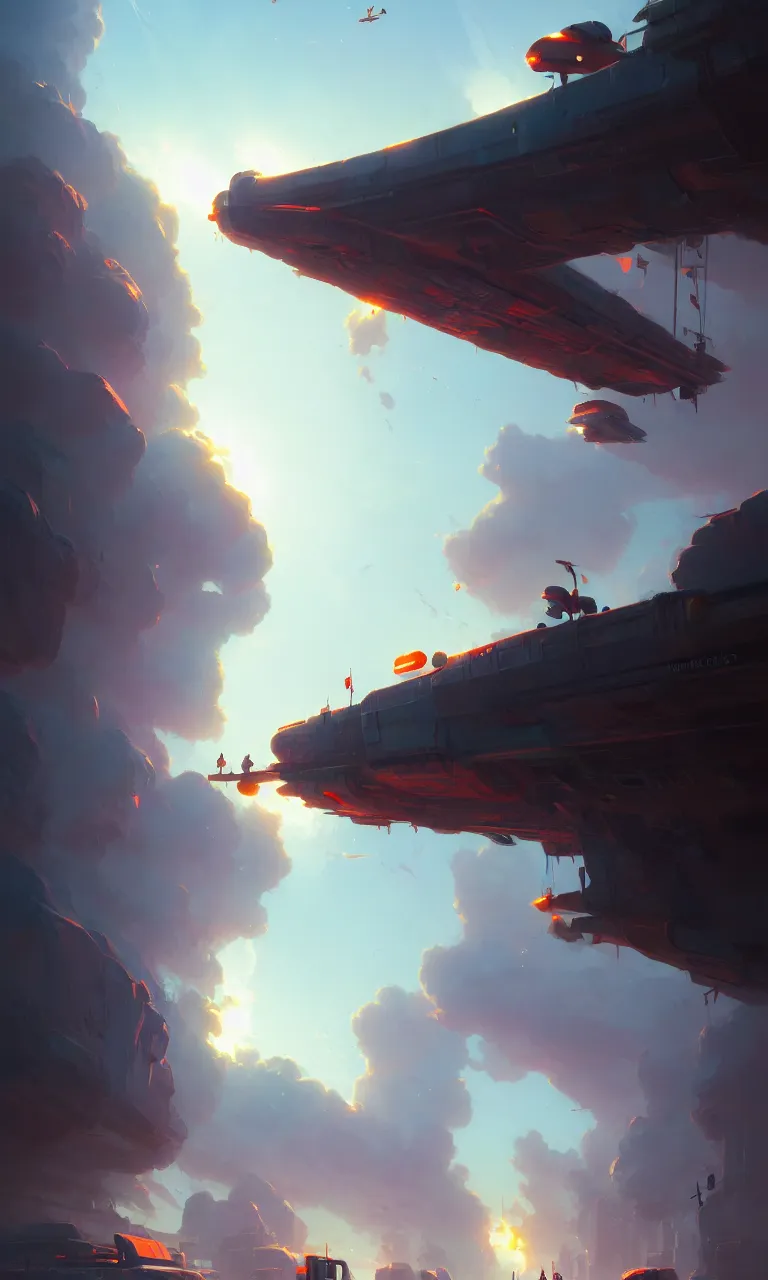 Image similar to Rocket lunch concept art, low angle, high detail, warm lighting, volumetric, godrays, vivid, beautiful, trending on artstation, by Jordan grimmer, art greg rutkowski