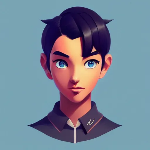 Image similar to face icon stylized minimalist nintendo 3 ds, loftis, cory behance hd by jesper ejsing, by rhads, makoto shinkai and lois van baarle, ilya kuvshinov, rossdraws global illumination