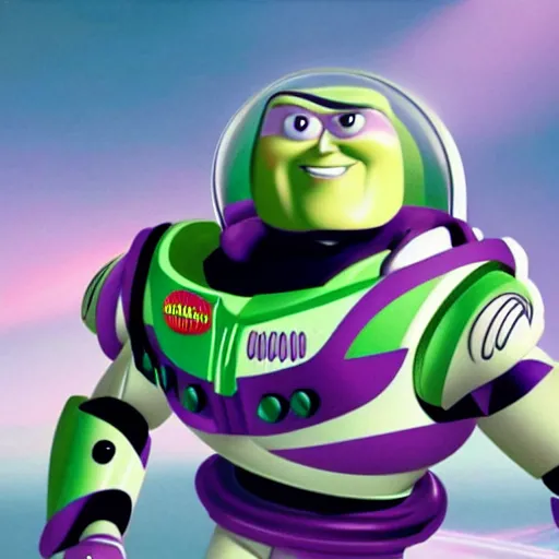 Prompt: Buzz Lightyear as a transformer