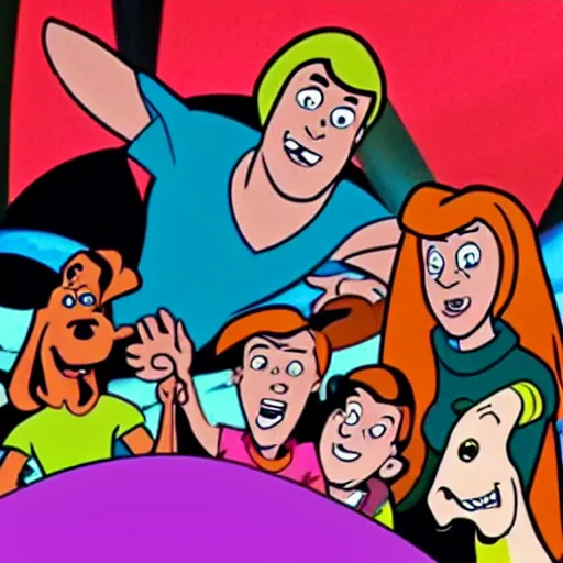 Prompt: scooby doo episode with jetsons
