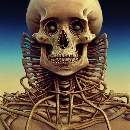 Image similar to A portrait of Graffiti Skeleton by Zdzisław Beksiński and Ilya Repin,In style of Futurism.digital art, illustration,hyper detailed,smooth, sharp focus,trending on artstation,oil on the canvas,4k