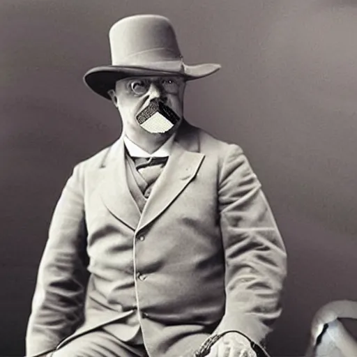 Prompt: teddy Roosevelt as a fortnite character