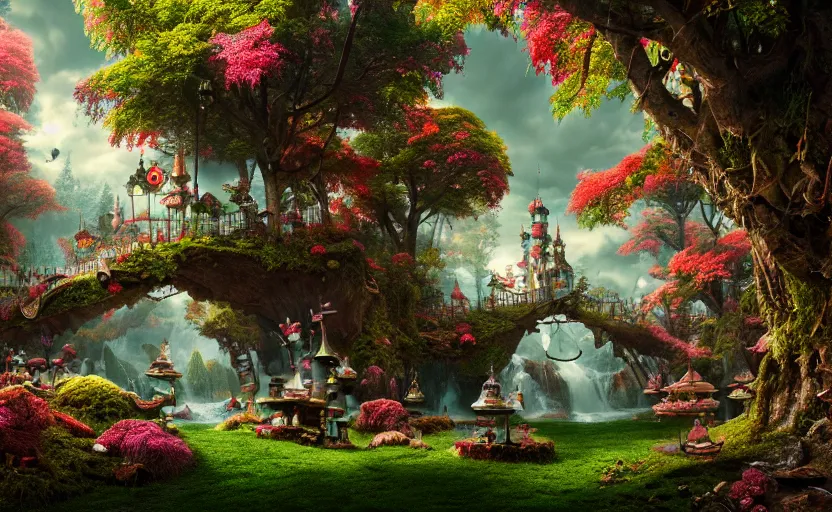 wonderland, highly detailed, 8 k, hdr, award - | Stable Diffusion | OpenArt