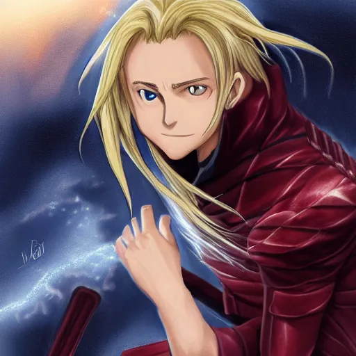 Prompt: Photorealistic Edward Elric as a goddess, Hyperdetailed, 108 megapixels, awe inspiring