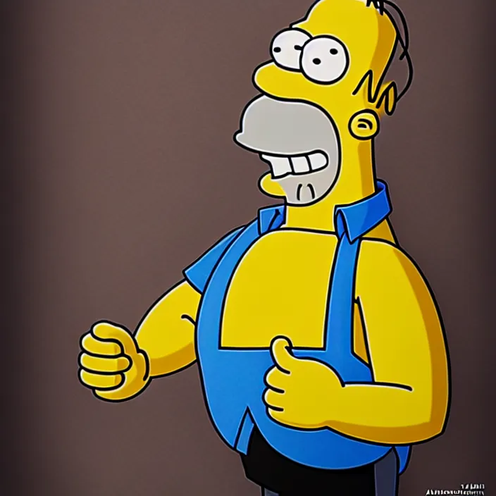 Prompt: Homer Simpson with a stern look in Monster’s Inc., Pixar, diffuse lighting, fantasy, intricate, elegant, highly detailed, lifelike, photorealistic, digital painting, artstation, illustration, concept art, smooth, sharp focus, art by John Collier and Albert Aublet and Krenz Cushart and Artem Demura and Alphonse Mucha