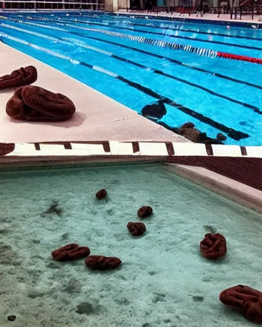 Image similar to wtf! is this poop on the public pool? hell nah can't have shit in detroit smh, instagram post, viral post, viral image, viral on instagram, viral on twitter, phone quality