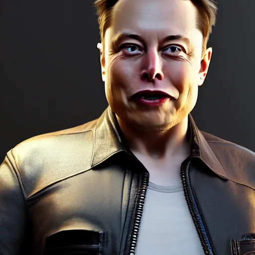 Image similar to Elon Musk with long tusks coming out of his cheeks, 8k ultra realistic, award winning, unreal engine 5, masterpiece