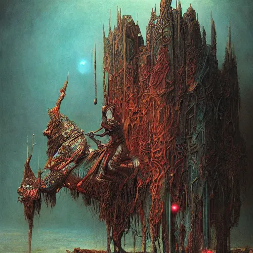 Image similar to war wonderland by lisa frank and beksinski and wayne barlowe, exquisite detail, post processing, masterpiece, cinematic, sharp focus, deep colors