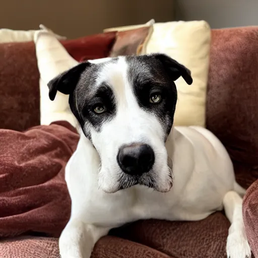 Image similar to cozy picture of older handsome lord richard is sitting gracefully on a sofa, his eyes look wise, happy wise. he has bouncy belly, oh he is a human by the way