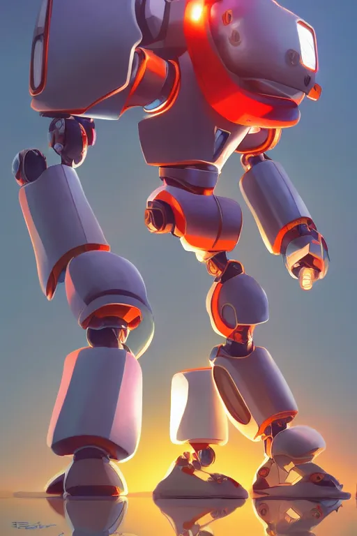 Image similar to metabots medabots medarotto medarot robot minimalist comics, behance hd by jesper ejsing, by rhads, makoto shinkai and lois van baarle, ilya kuvshinov, rossdraws global illumination ray tracing hdr radiating a glowing aura