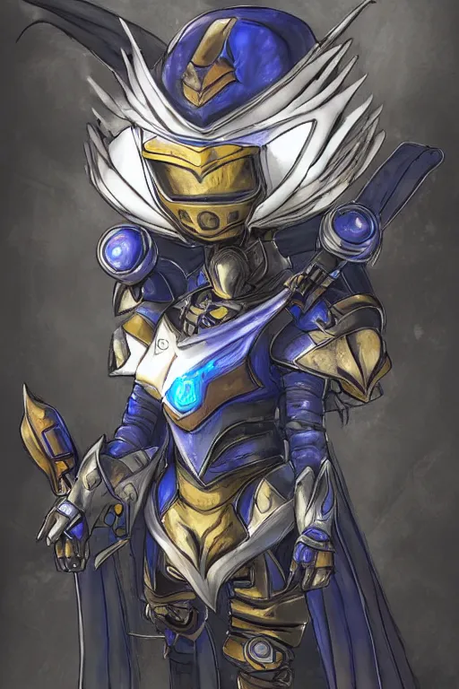 Image similar to helmet armor guardian destiny in witch queen illumination ray tracing hdr fanart arstation by sung choi robot ninja mask and eric pfeiffer and gabriel garza and casper konefal