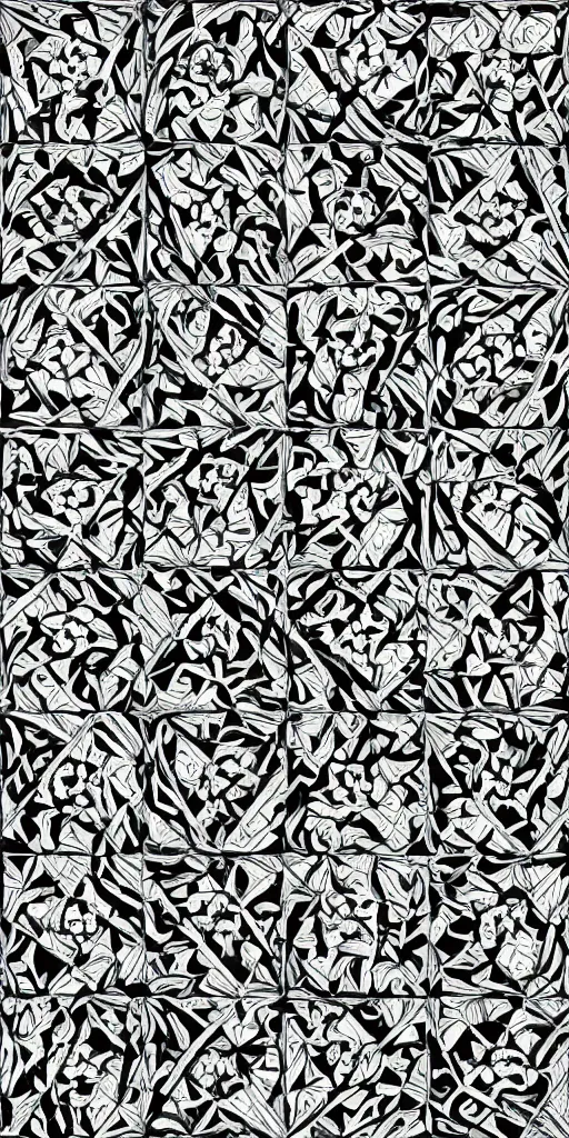 Image similar to highly detailed beautiful black and white geometric pattern, straight lines, hexagon, pentagon, triangle, sacred geometry, sharp angles, symmetry, sharp focus, high contrast, harmony, beauty, masterpiece