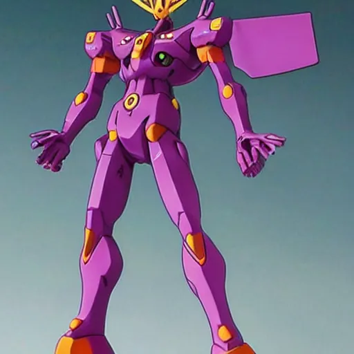 Prompt: Evangelion unit 01