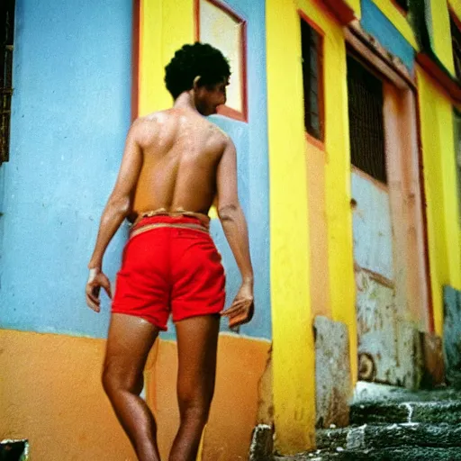 Image similar to Pelorinho Salvador Bahia, photo made by Slim Aarons, award winning