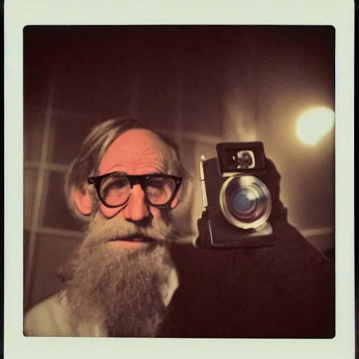 Prompt: a polaroid photograph of sensory information, by robert crumb, by jim henson, high contrast, soft lighting, surreal, film photography