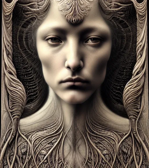 Image similar to detailed realistic beautiful smoke goddess face portrait by jean delville, gustave dore, iris van herpen and marco mazzoni, art forms of nature by ernst haeckel, art nouveau, symbolist, visionary, gothic, neo - gothic, pre - raphaelite, fractal lace, intricate alien botanicals, ai biodiversity, surreality, hyperdetailed ultrasharp octane render