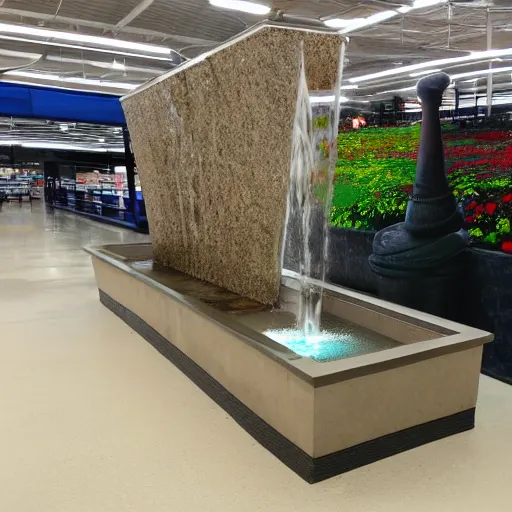 Image similar to water feature at walmart