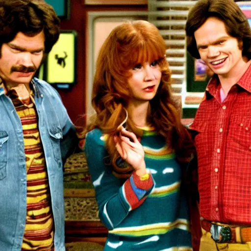 Image similar to high quality still of That 70s Show