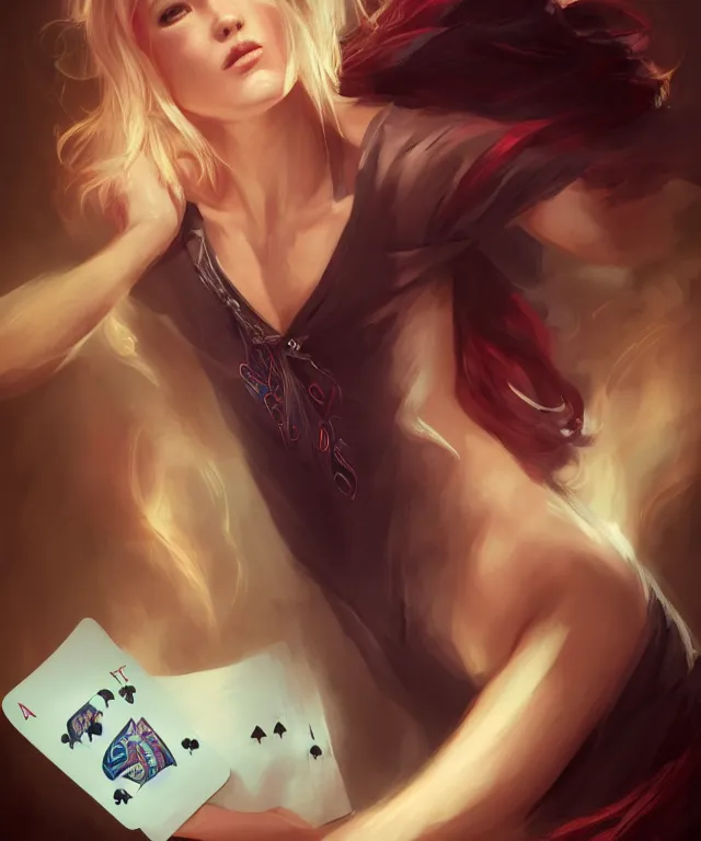 Prompt: gambler at the slot machines by charlie bowater and titian and artgerm, full body portrait, intricate, face, elegant, beautiful, highly detailed, dramatic lighting, sharp focus, trending on artstation, artstationhd, artstationhq, unreal engine, 4 k, 8 k