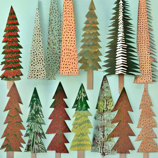 Image similar to paper trees