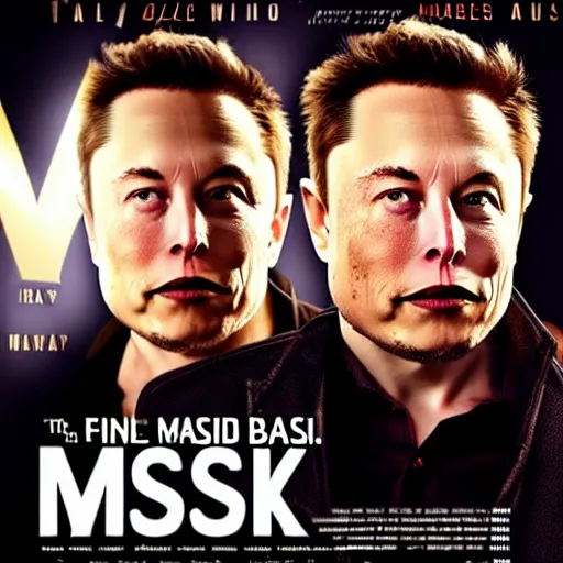 Image similar to Elon musk movie poster