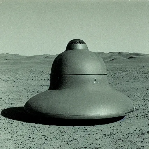 Image similar to vintage photograph unpublished photo of UFO in the desert of roswell sepia