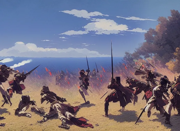 Image similar to battle of balaclava in october 1 8 5 4, finely detailed perfect art, painted by greg rutkowski makoto shinkai takashi takeuchi studio ghibli