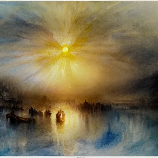 Image similar to apostle of anger, watercolor, dynamic lighting, cinematic, establishing shot, extremely high detail, shining, photo realistic, cinematic lighting, intricate line drawings, J. M. W. Turner, 8k resolution