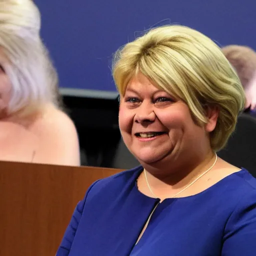 Prompt: erna solberg