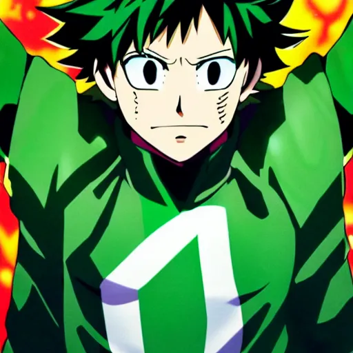 Image similar to 4k photo of Izuku Midoriya