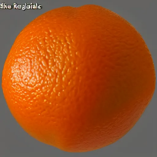 Prompt: very realistic image of an orange