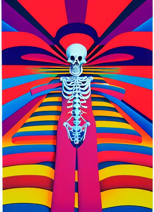 Image similar to skeleton by shusei nagaoka, kaws, david rudnick, airbrush on canvas, pastell colours, cell shaded, 8 k