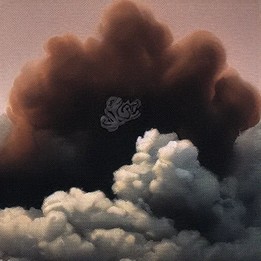 Prompt: colossal god snoop dog is smoking in the clouds, coming out smoke in cloud shapes, highly detailed, digital painting, artstation, octane render, matte, sharp focus, impressionist painting