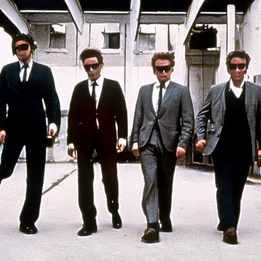 Image similar to Reservoir dogs starring babies stills from film by Quentin Tarantino