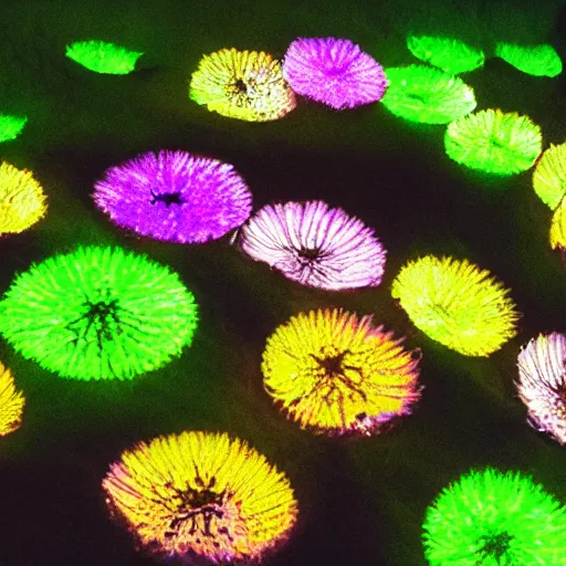 Prompt: glowing plants