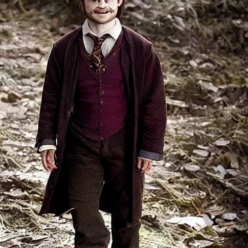 Prompt: daniel radcliffe as flitwick