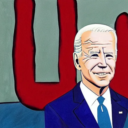 Prompt: Joe Biden by Pablo Picasso