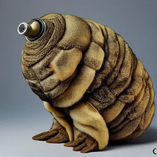 Image similar to Photo of a Large Tardigrade with Fur,