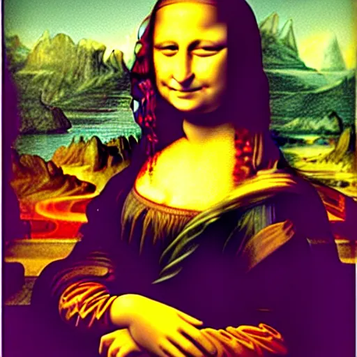 Image similar to mona lisa in the future