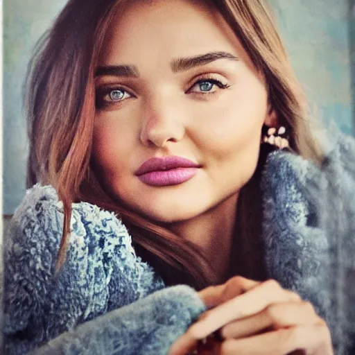 Prompt: Miranda Kerr, portrait, by Dang My Linh