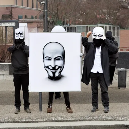 Image similar to anonymous imageboard poster being executed via firing squad